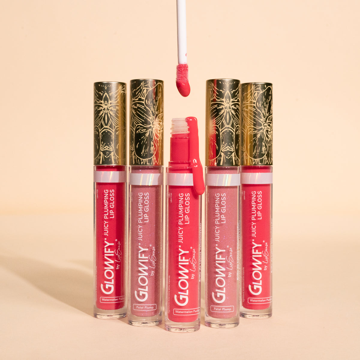 Glowify Juicy Plumping Pink Pucker Lip Gloss Duo