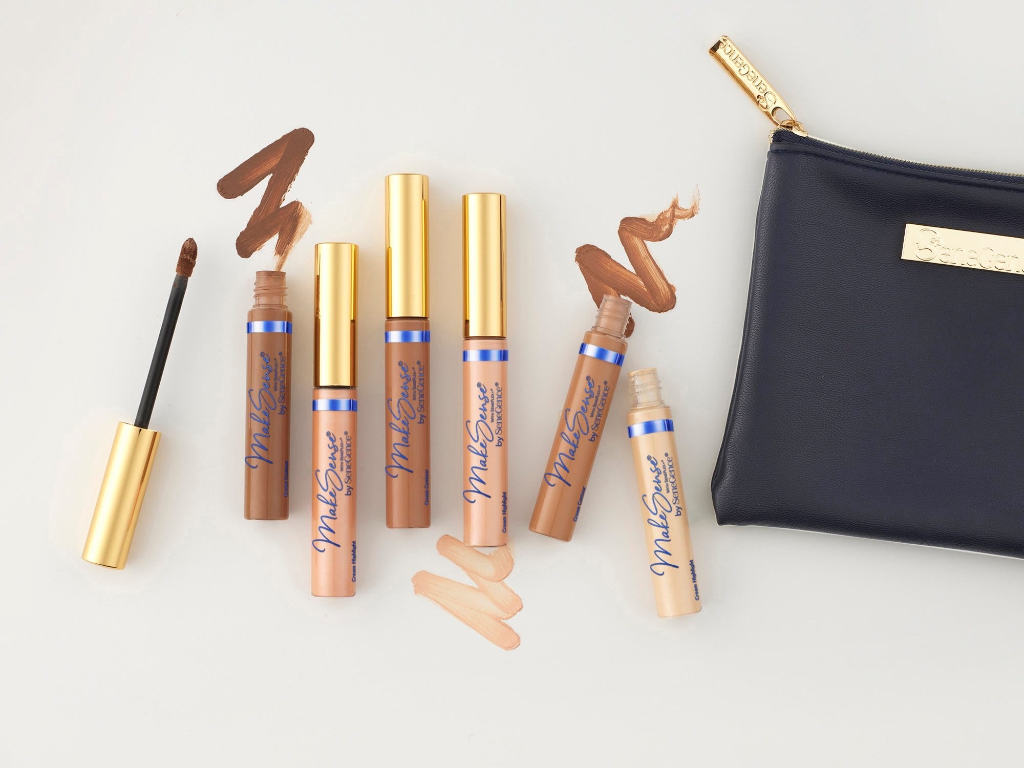 MakeSense® Cream Contour & Highlight Duo - Deep